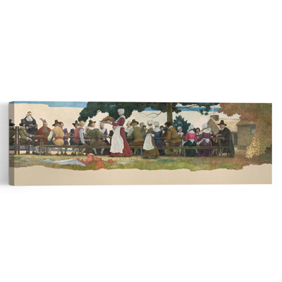 La fête de l'Action de grâce, 1940, impression d'art mural contemporain