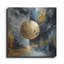 «Golden Circle Abstract 4» par Rey Klimt, art mural en métal-1756472866