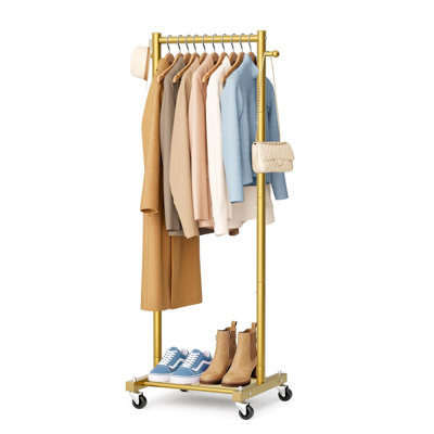 Porte-vêtements 60 po avec roulettes 60 po