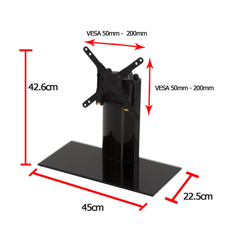 Heavener Ebern Designs Multi-Screen Single Screen Desktop mount Electronic Mount