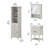 Keyunta Double Bathroom Vanity with Ceramic Top-118812067