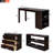Low Study Full Loft Bed With Cabinet