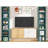 6-Tier Narrow Corner Cube Bookcase Storage-512873801