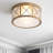Baity Glass Flush Mount-1468623016