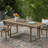 Outdoor Expandable Acacia Wood Dining Table