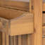 Chariot-bar d'extérieur en bois d'acacia pour patio-128970336