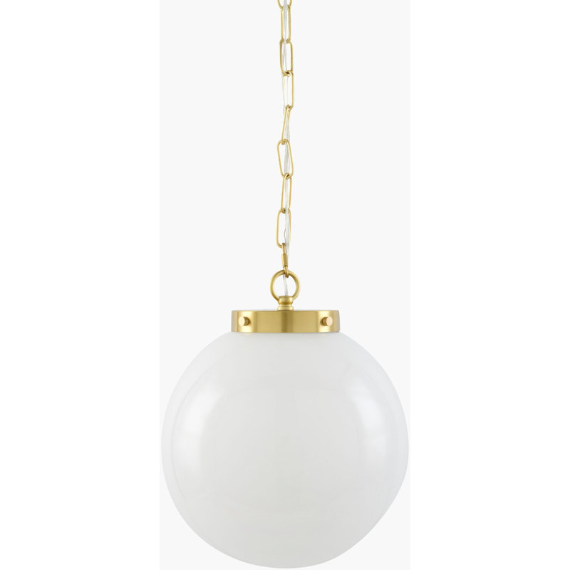 Salyer Pendant, White