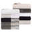 Lodie Cotton Plush Soft Absorbent Jacquard Solid and Two-Toned 6 Piece Towel Set-80770889