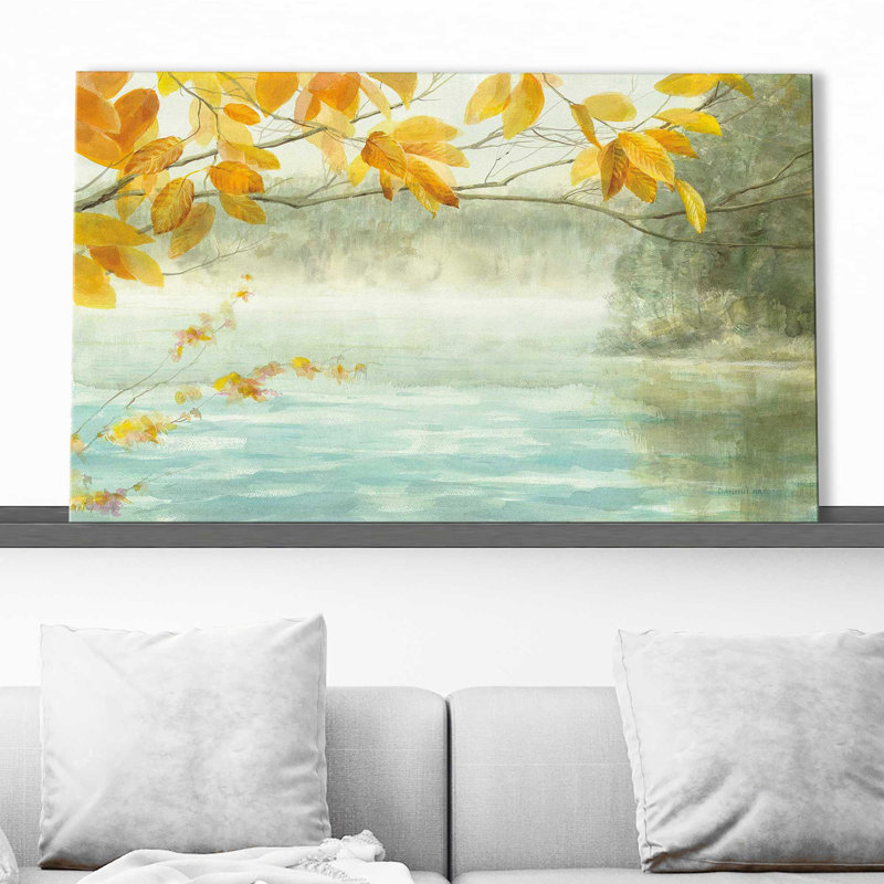 Vue du rivage - Peinture, Toile tendue, H 36 po x l 60 po x P 1,5 po