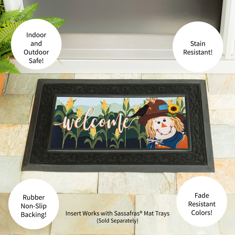 Scarecrow and Friend Sassafras Switch Mat
