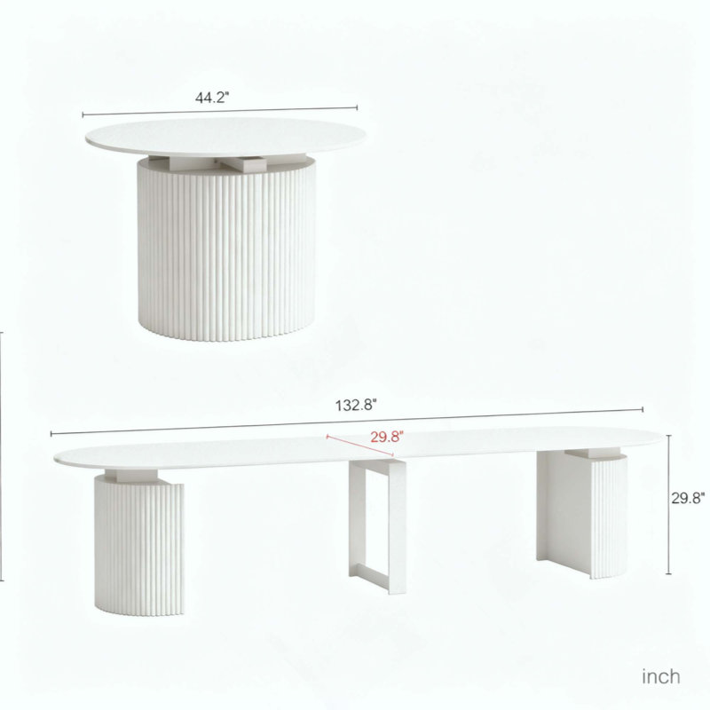Table de salle à manger extensible pliable pour 1 à 10 personnes, console multifonctionnelle en bois extensible