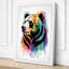 Chromatic Bear Modern - Wrapped Canvas-1318787155-1318787156