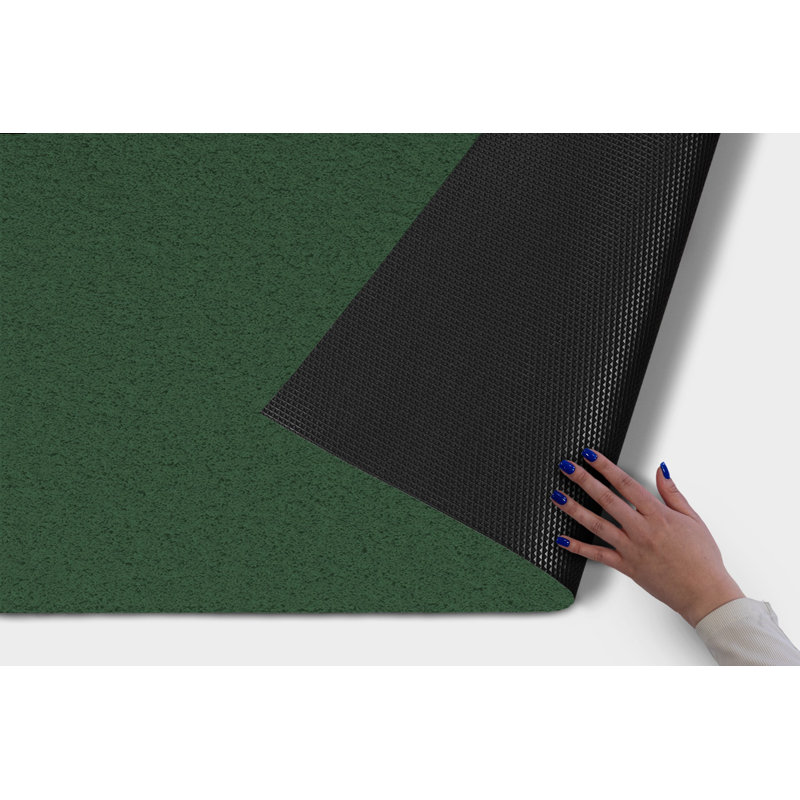 Non-Slip Outdoor Doormat, Emerald