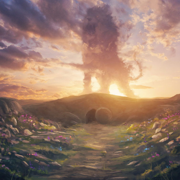 Canvastavla The Legend of Zelda: Breath of The Wild - Sunset