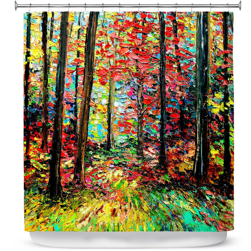 Candace Floral Shower Curtain