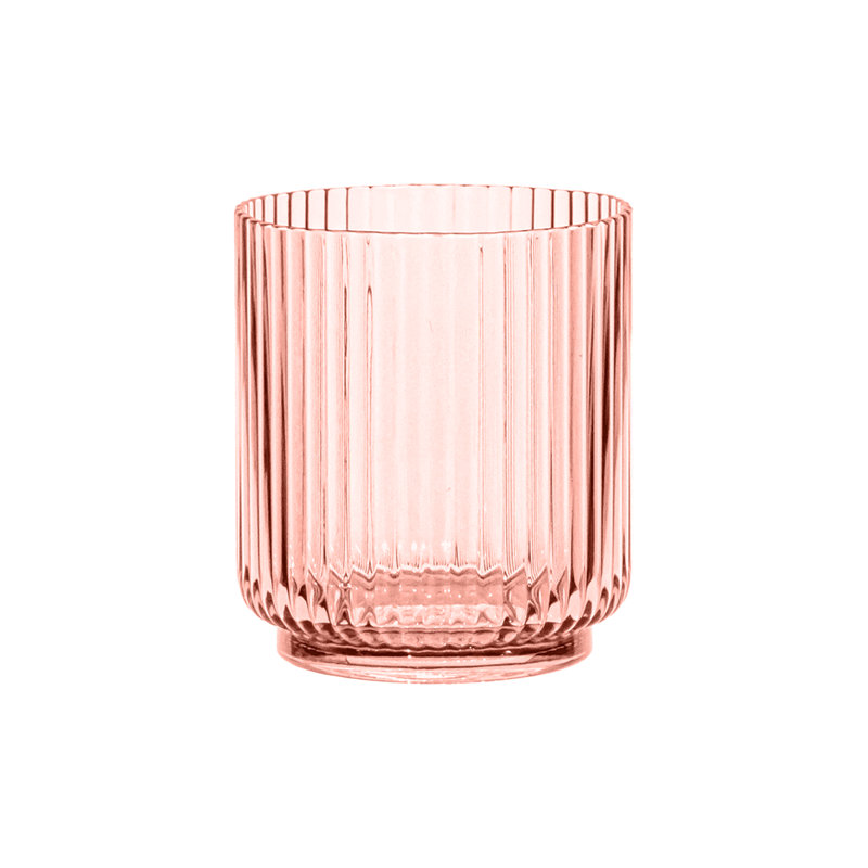 Dazaria Mesa Collection Acrylic Drinking Glass Set, Pink