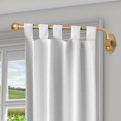 Latoshia Adjustable Single Curtain Rod