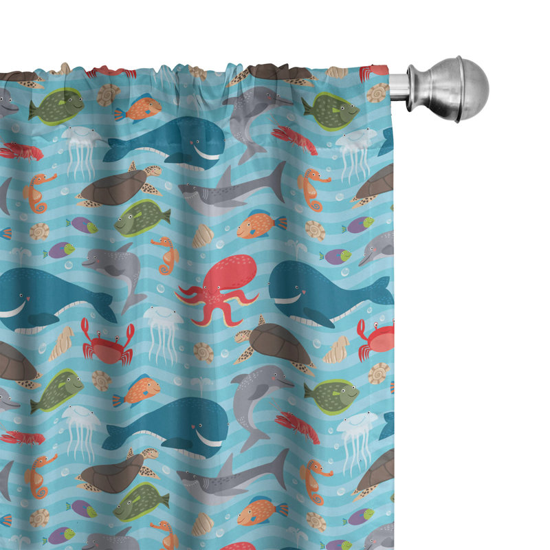 Semi-Sheer Rod Pocket Sliding Panel, 28" x 84"
