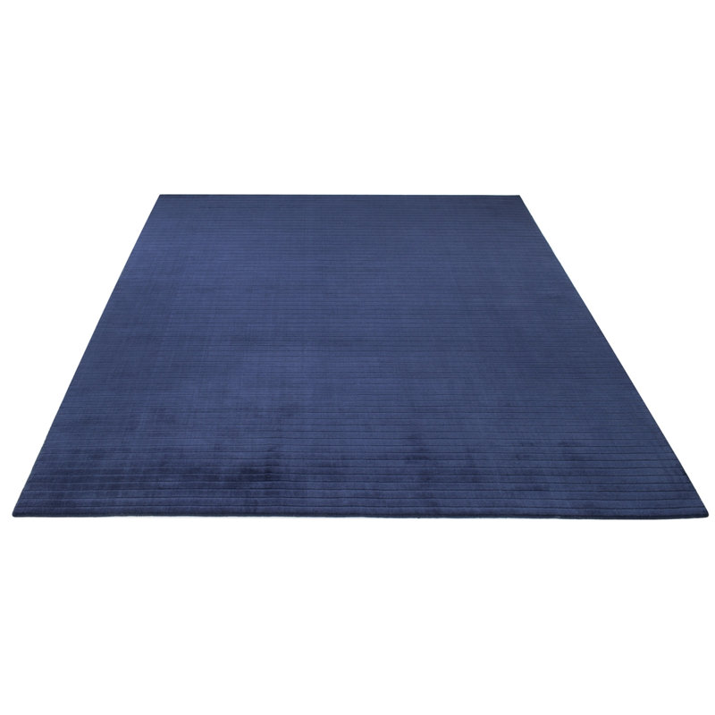 Ralph Lauren Upper Deck Hand Knotted, New Zealand Wool, Navy Blue Area Rug, Rectangle 8' x 10'