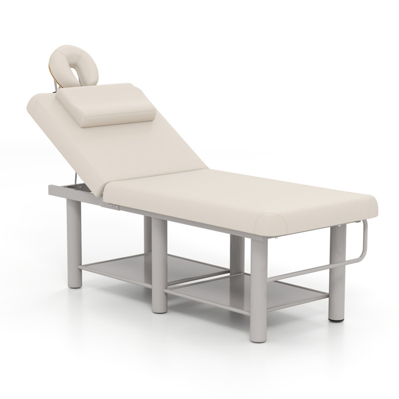 Table de massage professionnelle de 75 pouces avec appui-tête réglable