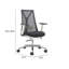 Fauteuil de bureau ergonomique pivotant à haut dossier
