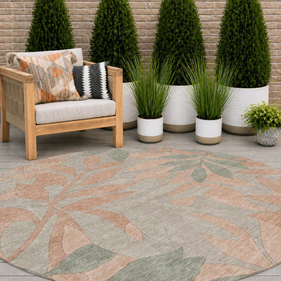 Tapis tropical intérieur / extérieur lavable à la machine Chantille ACN2955