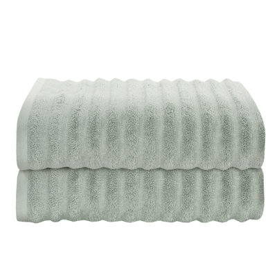 Crete Striped Cotton Bath Towels