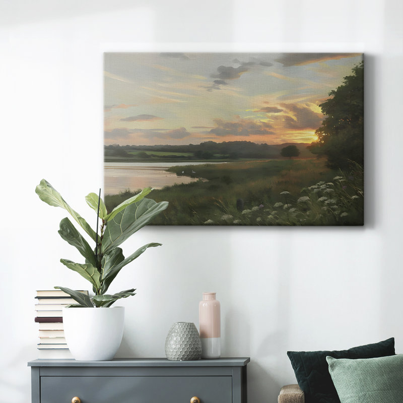 "Vintage Landscape -DCCCLI" sur toile, H 33 po x l 49 po x P 1,5 po, Toile tendue