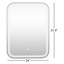 Miroir de salle de bain mural 24 po x 31,5 po Ani-1748760538