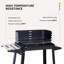 Symple Stuff 83cm W Barrel Charcoal Grill
