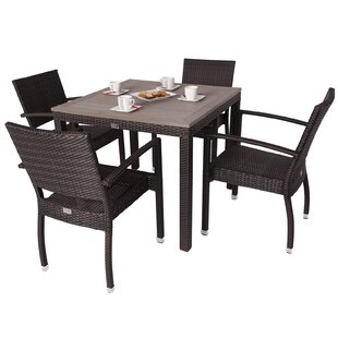 Apollo Round 4 - Person 75cm Long Dining Set with Cushions