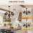  5 - Light Farmhouse Boho Dimmable Crystal Chandelier