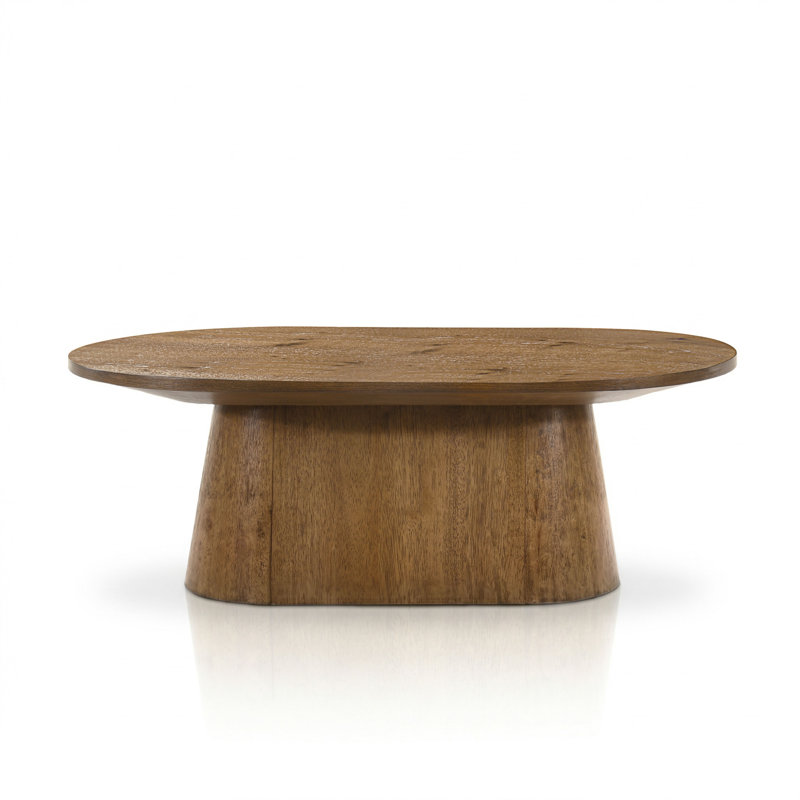 Ensemble de tables basses 2 pièces Astromeritis, 2 Pieces: Coffee Table, End Table, Oak