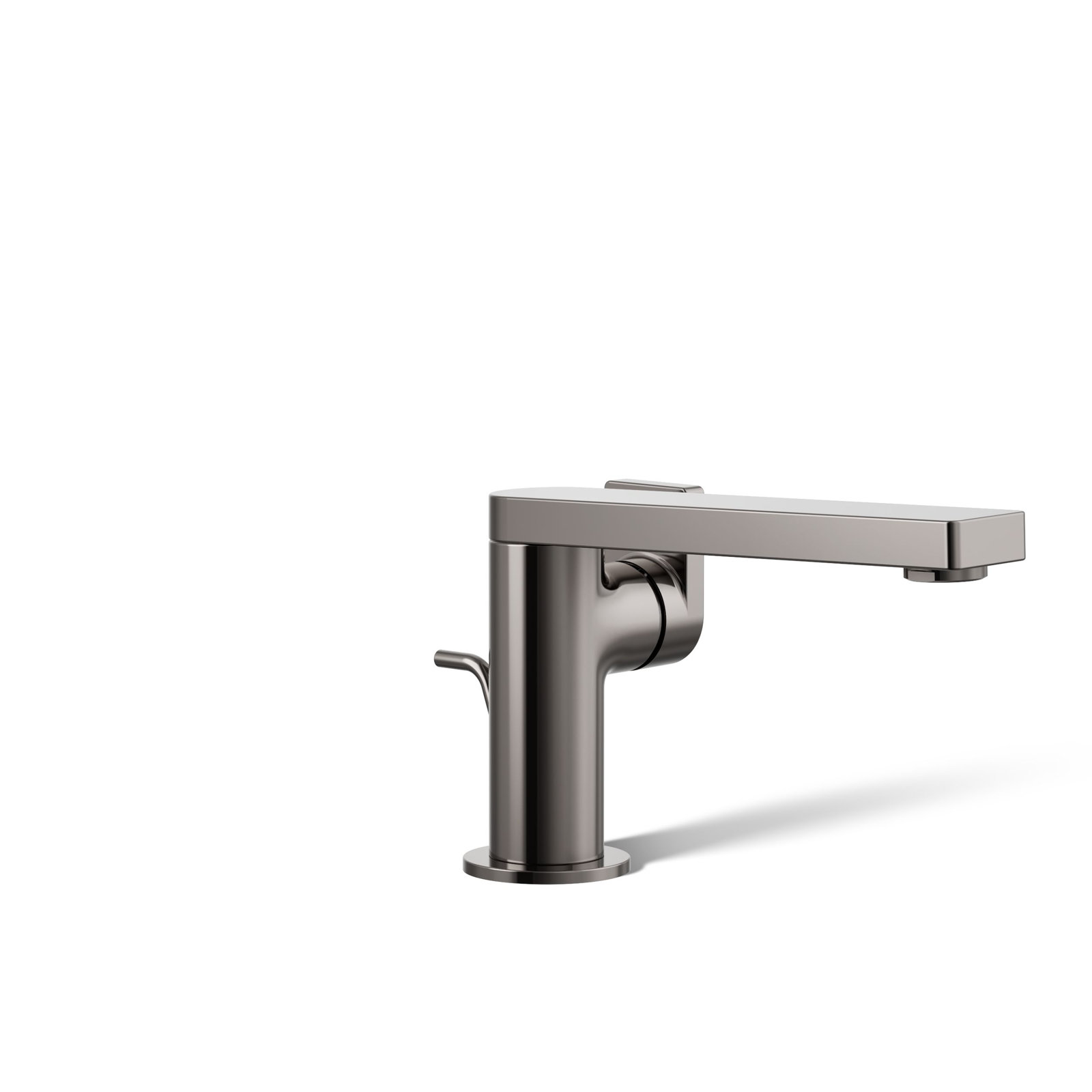 Composed Single-Handle Bathroom Faucet with Drain Assembly, Vibrant Titanium