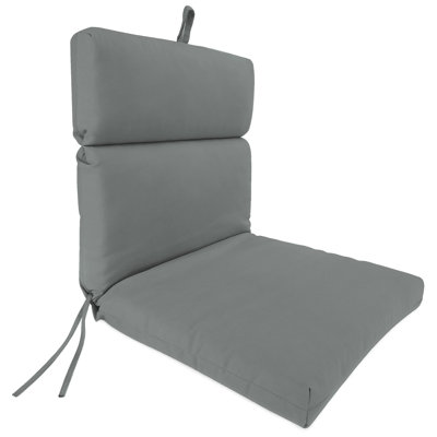 22" x 44" Outdoor Chair Cushion with Ties and Loop