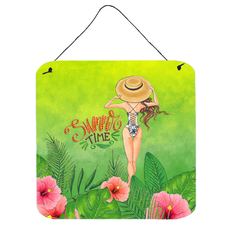Décoration murale Summer Time Lady in Swimsuit