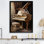 «French Baroque Piano Brilliance I - Décoration murale encadrée musique