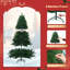 Arbre de Noël artificiel en PE / PVC pré-éclairé, branches à ouverture automatique et support en métal-937089755
