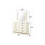 Commode 8 tiroirs en bois pour le rangement de la chambre à coucher