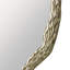 Chiseled Flat Metal Wall Mirror