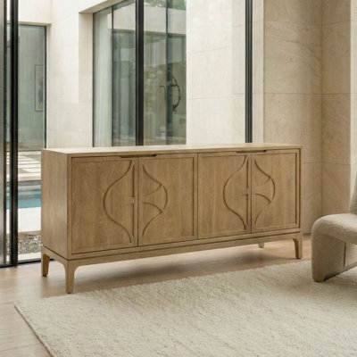 Buffet de luxe minimaliste léger de style américain