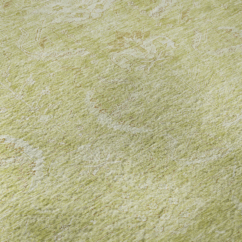 Premium Machine Washable Dahl AMF1083 Damask Rug, Rectangle 1'8" x 2'6"