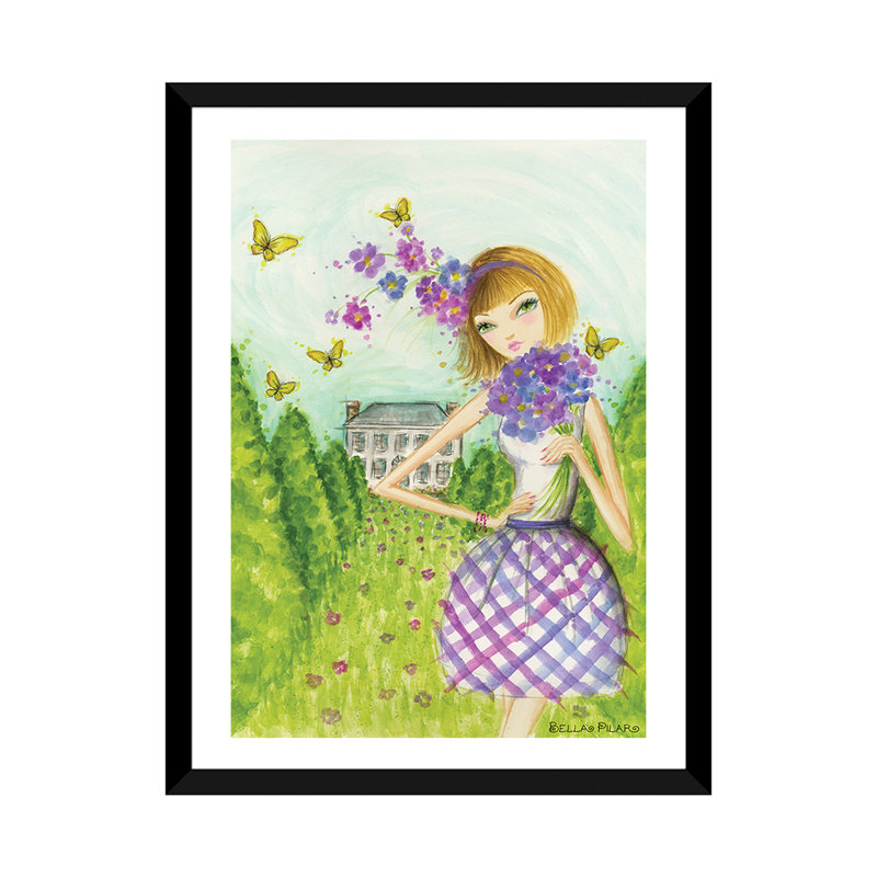 Printemps à Summerside # 2, art, H 32 po x l 24 po x P 1 po, Papier avec cadre noir