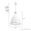 Luminaire suspendu en dôme à 3 lumières Bluff View-64362023-64362026-104571127