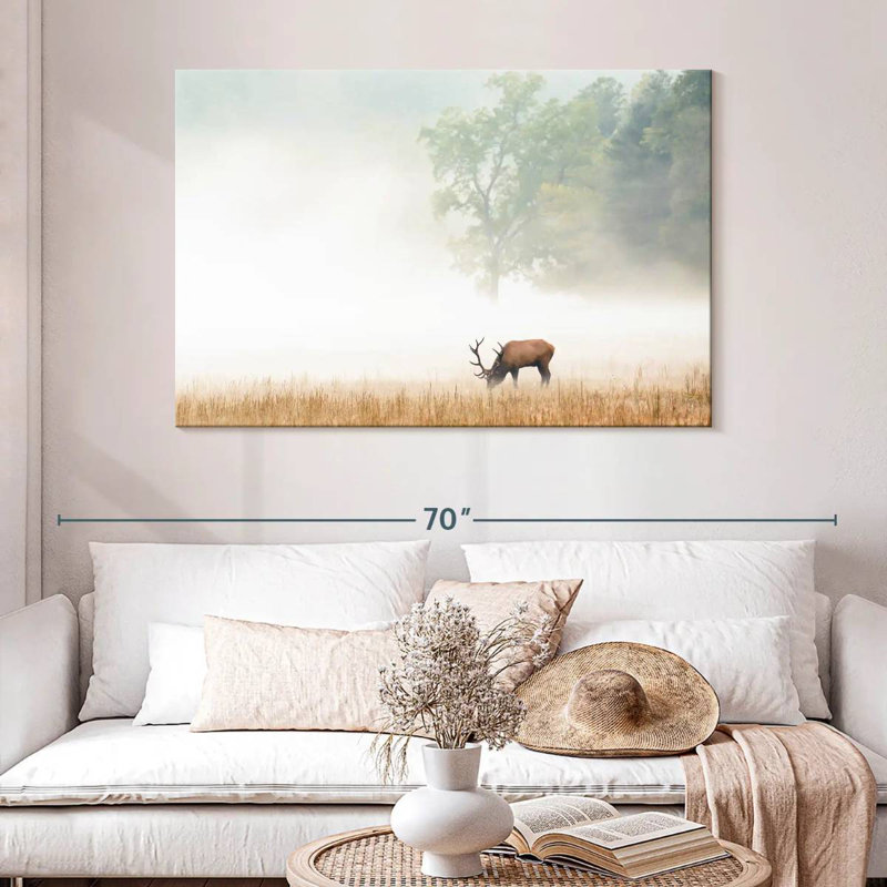Cataloochee Elk, 32" H x 48" W