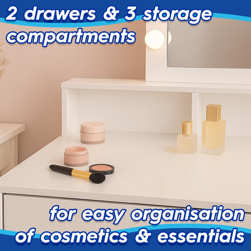 Dressing Table with Mirror