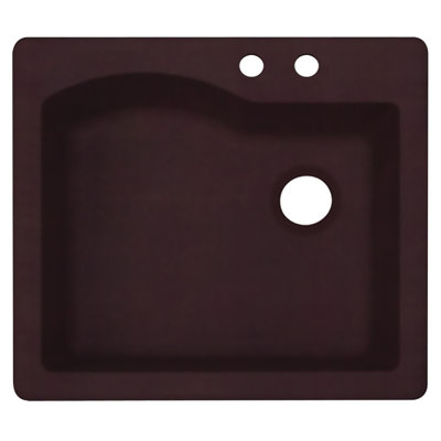25'' L Single Bowl Quartz Kitchen Sink