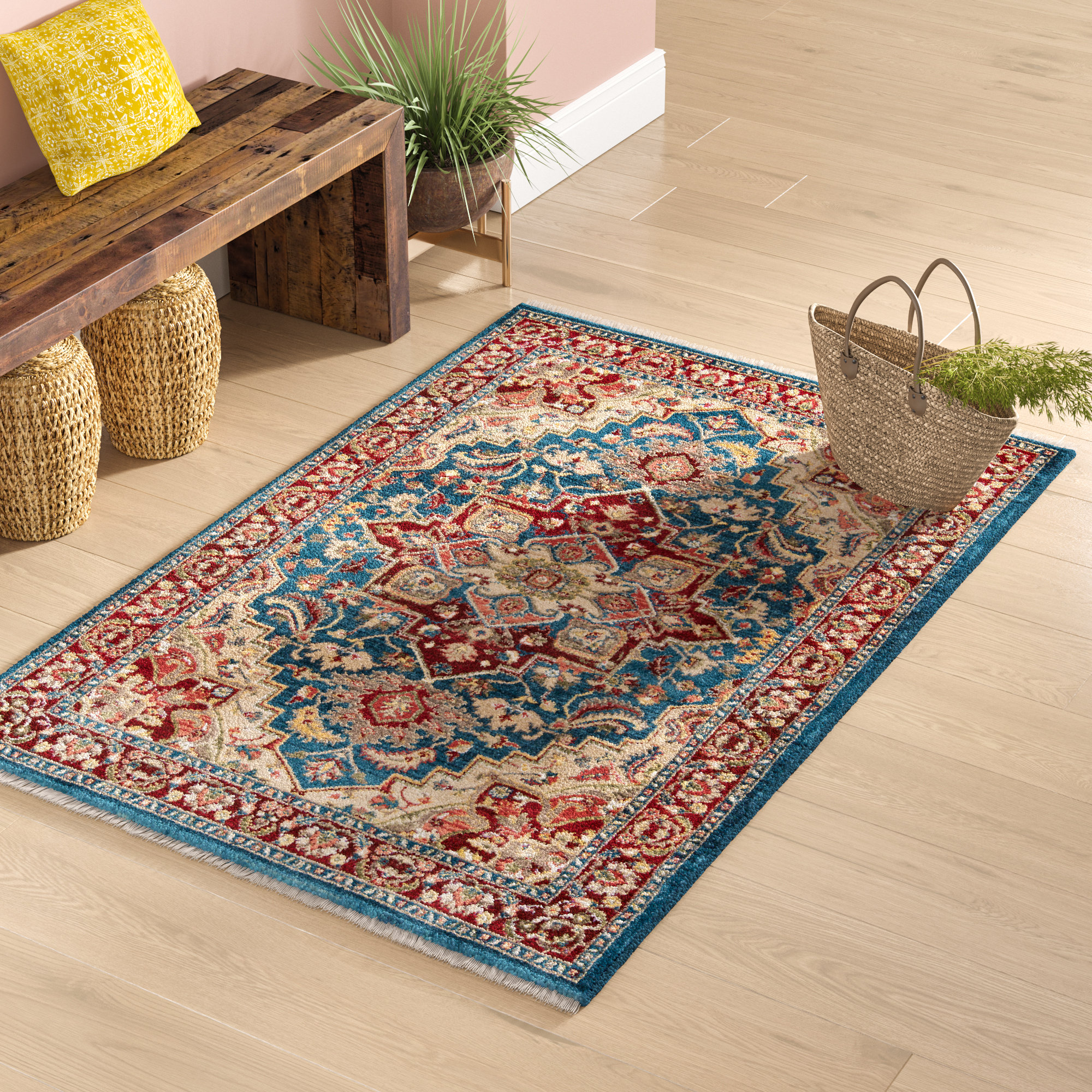 Charlton Home® Canberra Oriental Rug & Reviews Wayfair