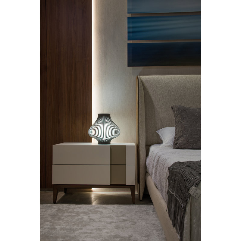 Blossom Table Lamp, Dark Gray, 28" H x 20" W x 20" D