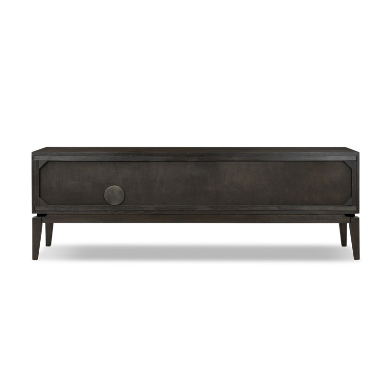 BERGSTROM Media Console, Smoked Black Oak